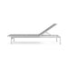 Amalfi Aluminum Stackable Chaise Lounge Chair Side