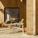 Boxhill's Amaze 2-Seater Teak Sofa lifestyle image with amaze lounge chair