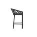 Boxhill's Amelia Outdoor Bar Stool Ash side view in white background