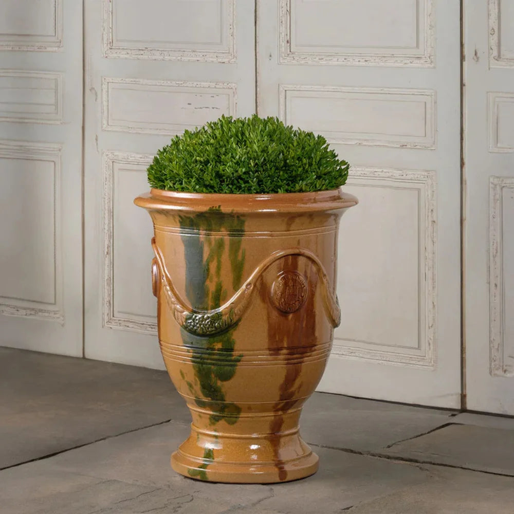 enamel plant pot Anduze Outdoor Planter Enamel