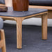 Boxhill's Aspect Rectangle Coffee Table Fossil Grey close up view