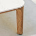 Boxhill's Aspect Rectangle Coffee Table Travertine Look close up view