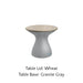 Wheat Lid / Granite Gray Base