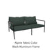 Alpine Fabric + Black Aluminum Frame