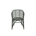 Boxhill's Blend Armchair Outdoor Dark Green front view in white background