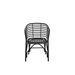 Boxhill's Blend Armchair Outdoor Lava Grey back view in white background