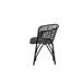 Boxhill's Blend Armchair Outdoor Lava Grey side view in white background