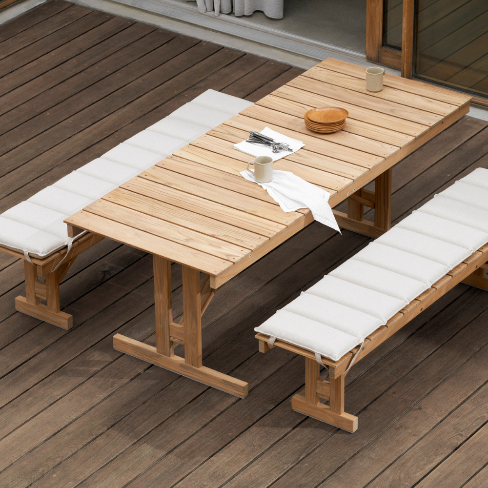 BM Outdoor Foldable Teak Dining Table