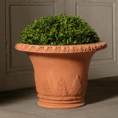 Italian Terracotta Acanthus Leaf Vase