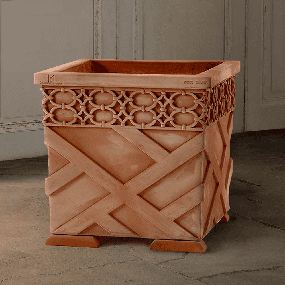 large square terracotta plant pots Chanteloup Planter by Charlotte Moss