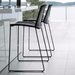 Boxhill's Breeze Bar Stackable Chair Black lifestyle image