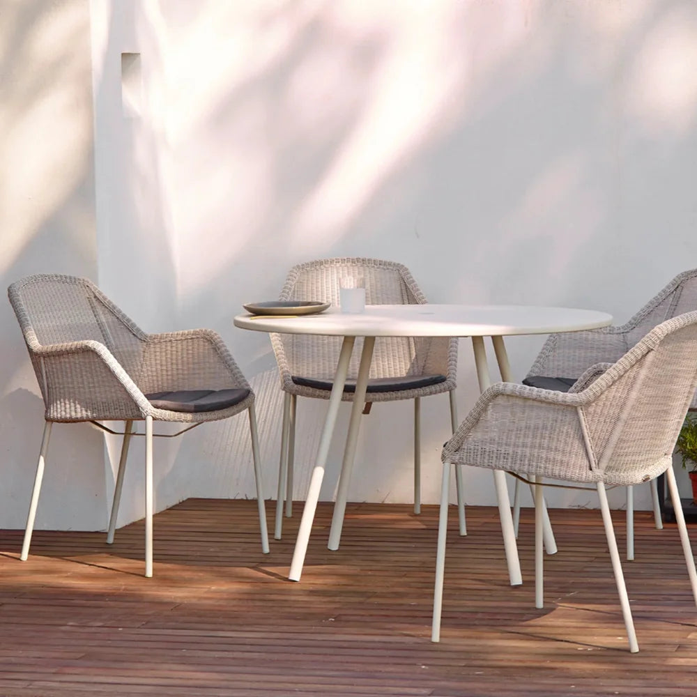 Breeze Stackable Outdoor Dining Armchair | Set of 2