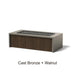 Alloy Finish: Cast Bronze + Walnut