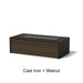 Alloy Finish: Cast Iron + Walnut