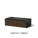 Alloy Finish: Cast Iron + Walnut