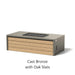 Alloy Finish: Cast Bronze + Oak