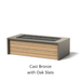Alloy Finish: Cast Bronze + Oak