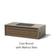 Alloy Finish: Cast Bronze + Walnut