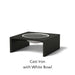 Alloy Finish: Cast Iron - White Bowl