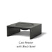 Alloy Finish: Cast Pewter - Black Bowl