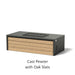 Alloy Finish: Cast Pewter + Oak