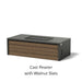 Alloy Finish: Cast Pewter + Walnut