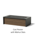Alloy Finish: Cast Pewter + Walnut