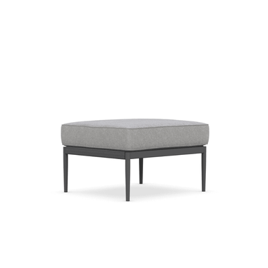 Boxhill's Catalina Ottoman Ash side view in white background