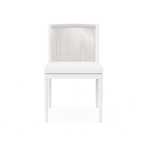 Boxhill's Catalina Outdoor Dining Side Chair Sand gif