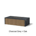 Select Finish: Charcoal Grey + Oak