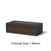 Select Finish: Charcoal Grey + Walnut