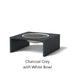 Select Finish: Charcoal Grey - White Bowl