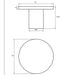 Circa Outdoor Concrete Counter Table - 59" diameter
