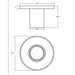 Circa Outdoor Concrete Dining Table dimensions - 47.25" diameter