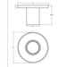 Circa Outdoor Concrete Dining Table dimensions -59" diameter