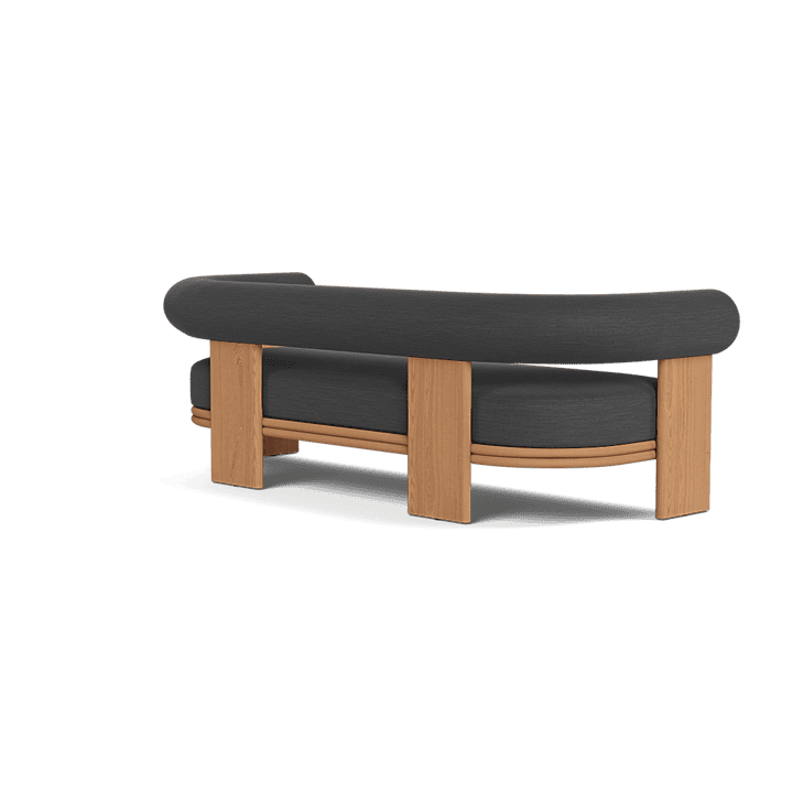 Boxhill's Collins Outdoor 2 Seat Sofa Right Side Back View
