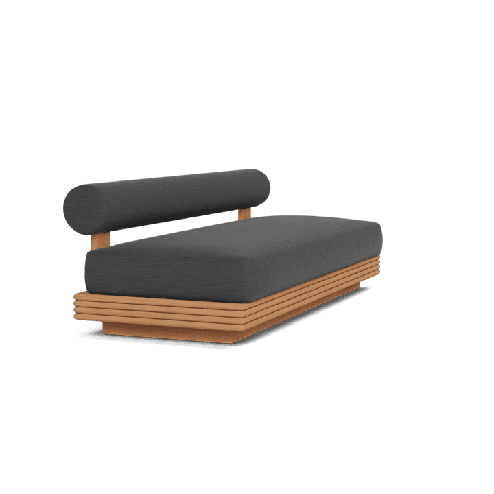 Boxhill's Collins Outdoor Armless 2 Seat Sofa Side View