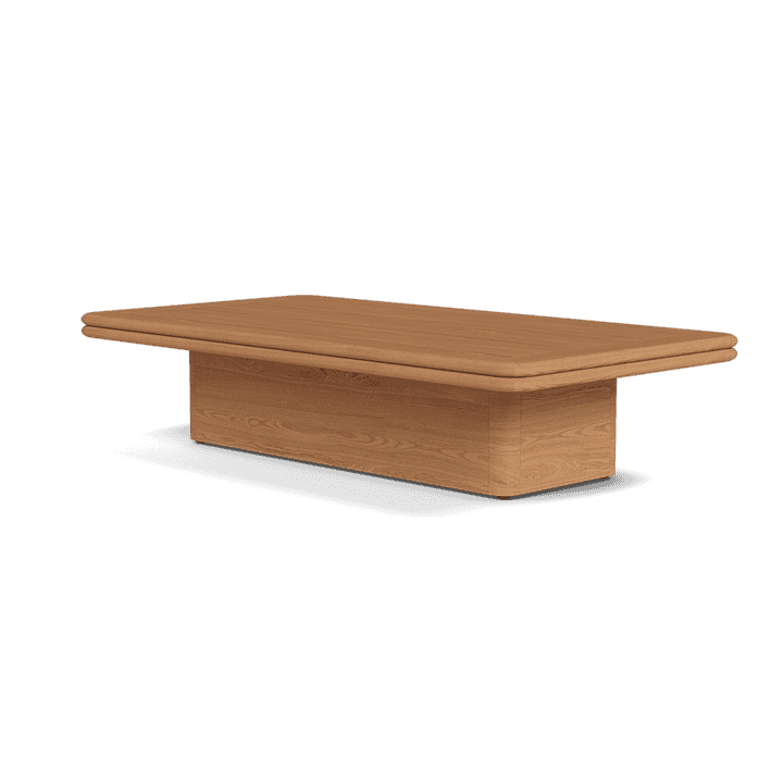 Boxhill's Collins Outdoor Coffee Table side view