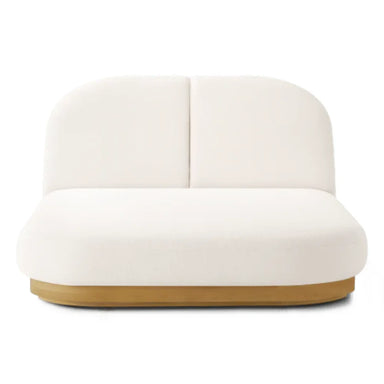 White modern sun lounge good for 2