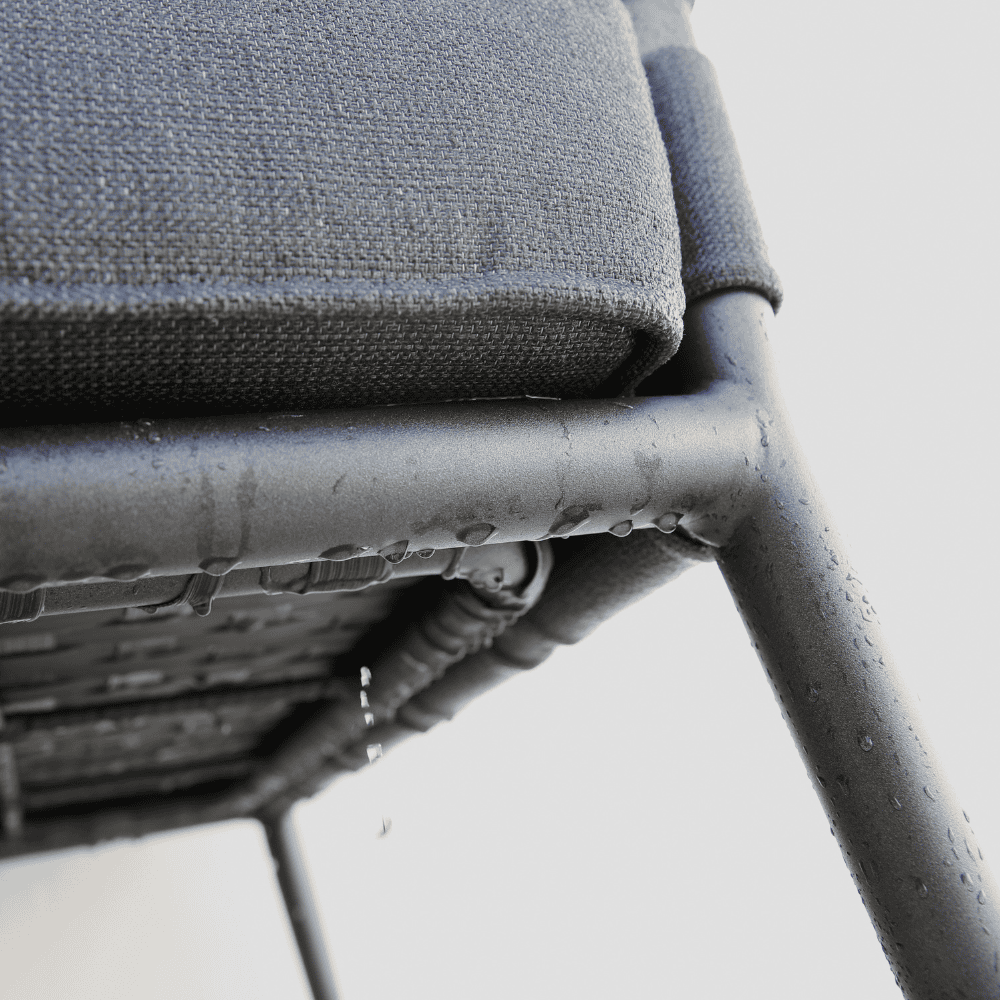 Boxhill's Conic 2-Seater Left Module Sofa Grey close up view