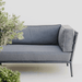 Boxhill's Conic 2-Seater Left Module Sofa Light Grey lifestyle image