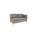 Boxhill's Connect 2-Seater Left Module Sofa with Taupe Cushion front view in white background
