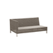 Boxhill's Connect 2-Seater Right Module Sofa no cushion front right view in white background