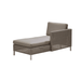 Boxhill's Connect Left Sectional Lounge Chair Taupe Cushion