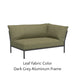Leaf Fabric Color + Dark Grey Aluminum Frame