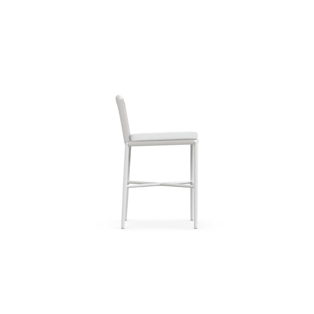 Boxhill's Corsica outdoor Counter Stool side view in white background