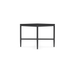 Boxhill's Corsica Outdoor Side Table Charcoal Granite side view in white background