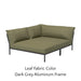 Leaf Fabric Color + Dark Grey Aluminum Frame