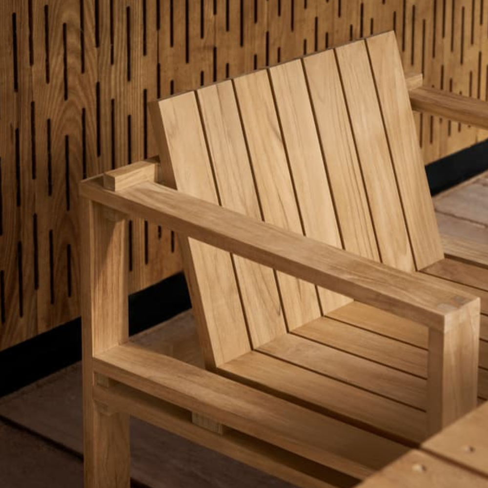 CUBIST Outdoor Teak Dining Chair
