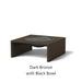 Architectural Finish: Dark Bronze - Black Bowl